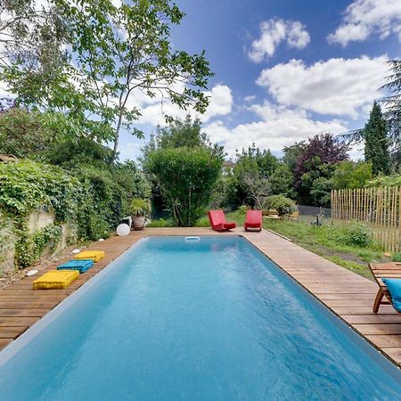 Bordeaux Centre, Appartement Privatif Et 5 Chambres Privees, Piscine, Parking Luaran gambar